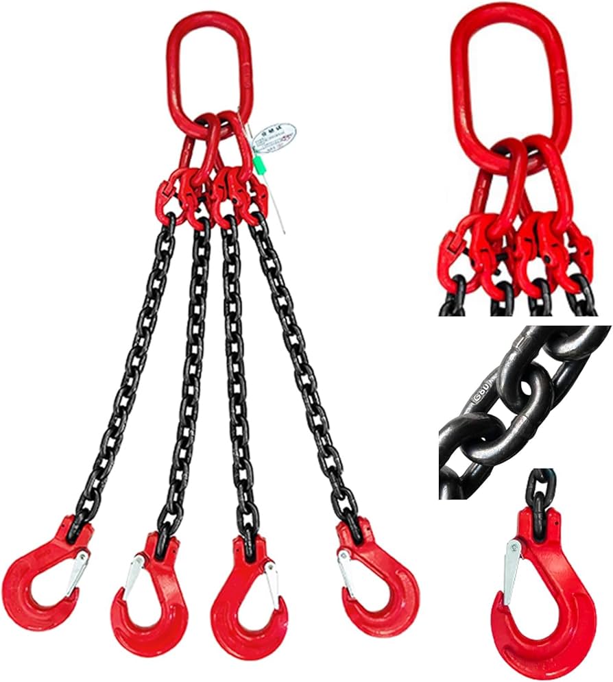 ESLINGA DE CADENA 5/8 G 80 4 PATAS X 20 PIES