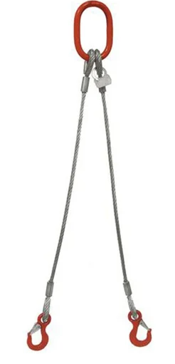 ESLINGA DE CABLE DE ACERO 1 3/8" X 6'