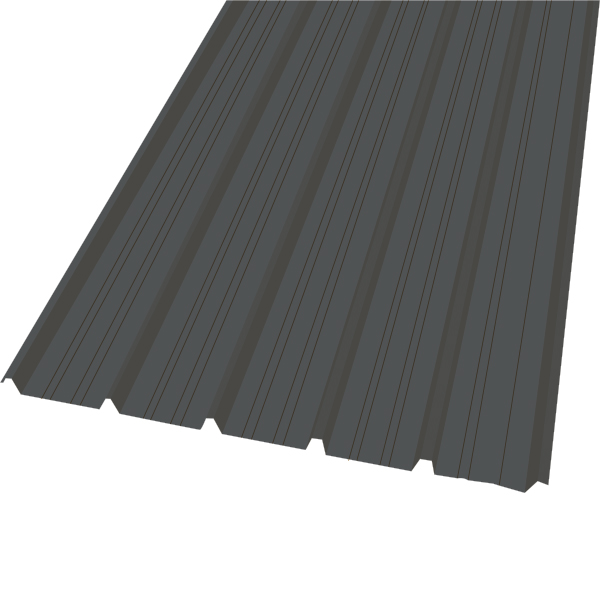 ALUZINC PREPINTADO GRIS OSCURO TEX CAL 26