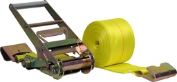 [EAPF-4"X30'] ESLINGADE AMARRE DE POLYESTER RATCHET TIE DOWN WITH FLAT JOOK 4"/MBS15,000LBS X 30'