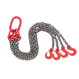[EDC1/2G4] ESLINGA DE CADENA 1/2 GRADO 100 DE 4 PATAS CON ARGOLLAS LOCK ALLOY Y GANCHOS